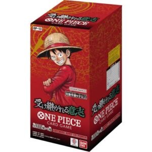 Alternative view of OP-13 Carrying on His Will Sealed Case (12 boxes) Japanese ONE PIECE CARD