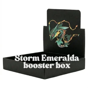 Alternative view of M6 Storm Emeralda booster box Japanese Pokemon Card